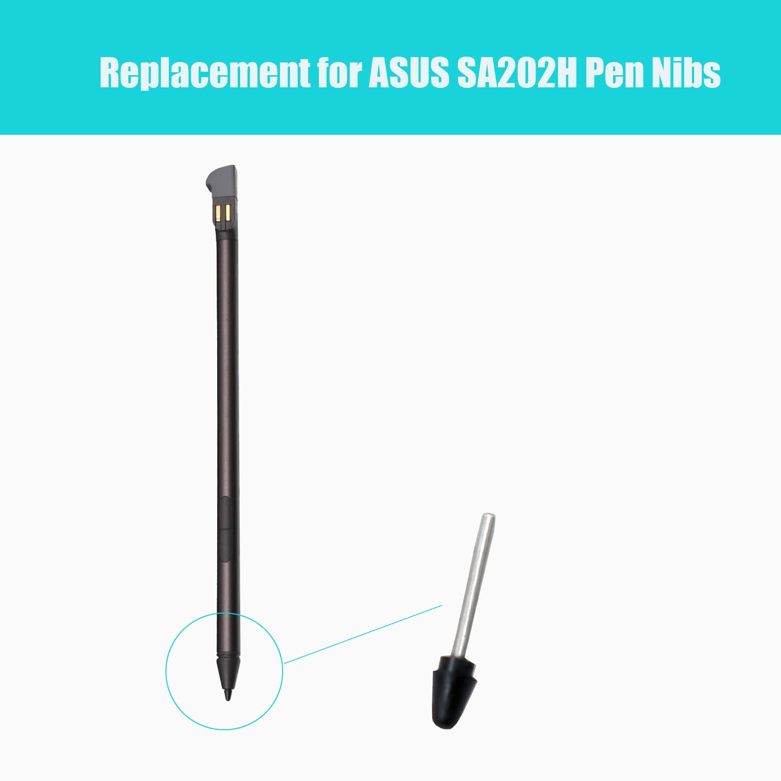 Amazon.co.jp: ASUS SA202H用Garaged Stylus 3ペン先、ASUS用