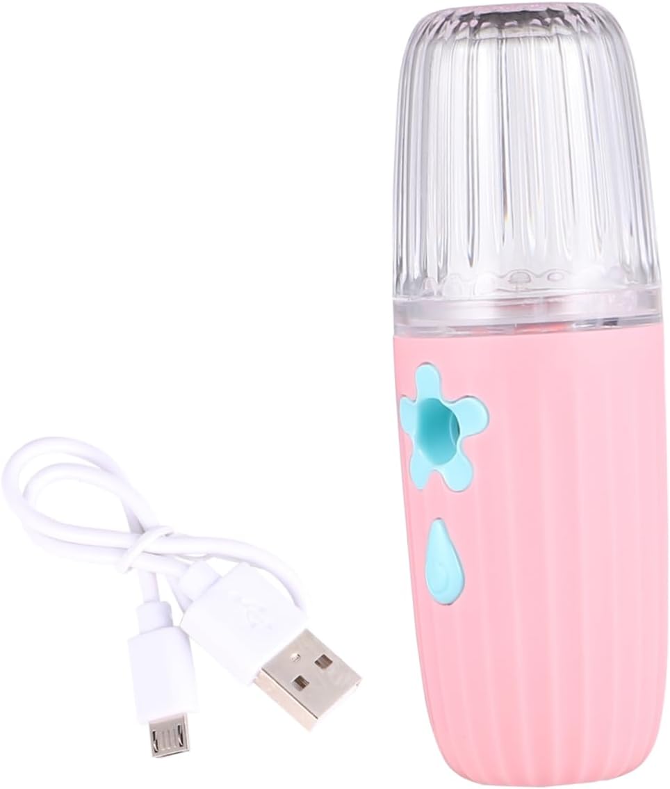 Nano Misting Sprayer USB Portable Face Hydration Device, Pink