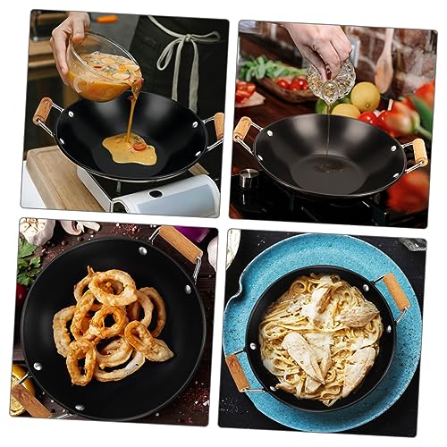 SOLUSTRE set 2 piezas wok con doble asa grosor reforzado miniatura 7