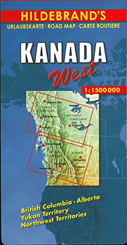 Carte routière : Canada, West