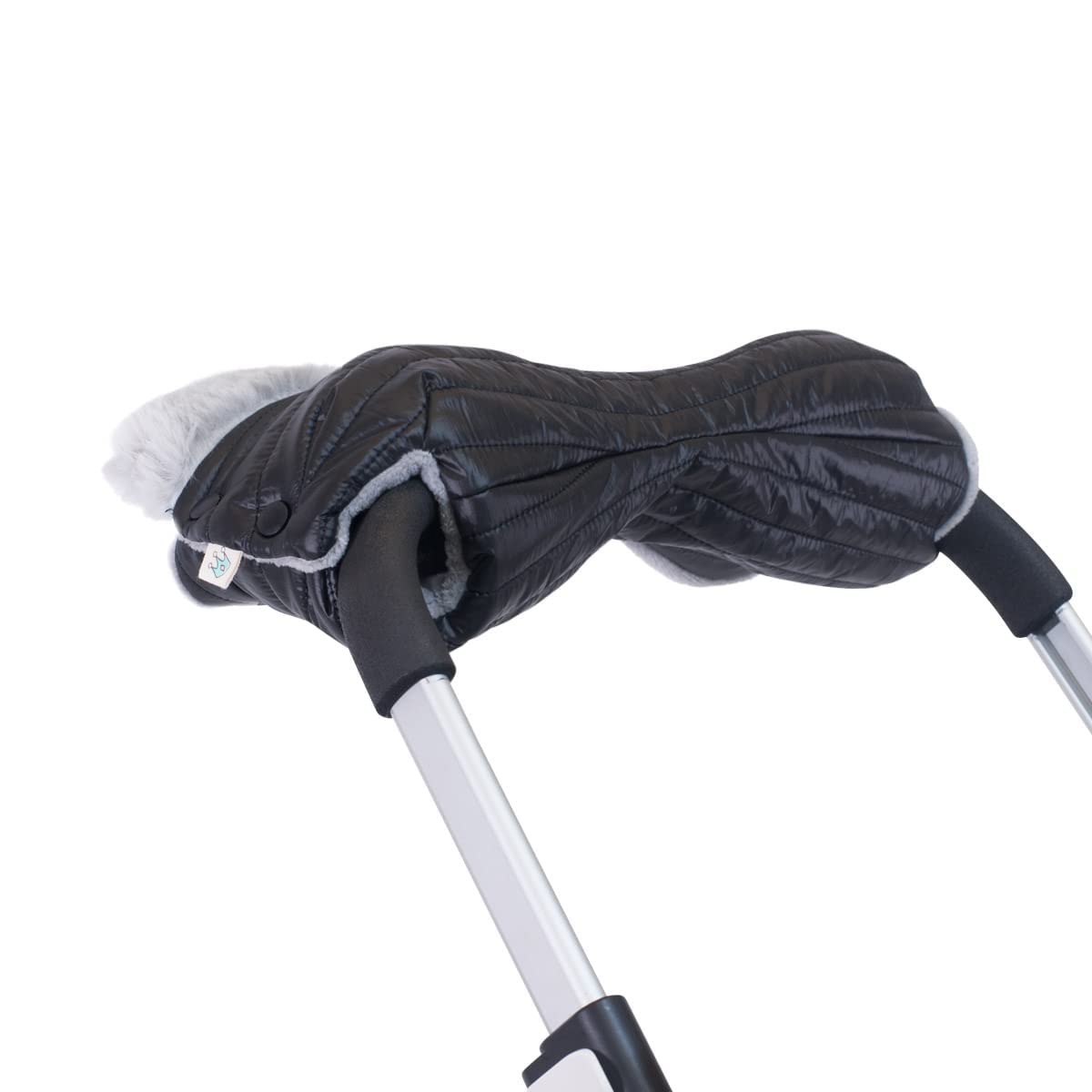 JYOKO KIDS Calentador de Manos para Cochecito Universal Manoplas Carro Bebe 100% Impermeable con Forro Interior Polar (Black)