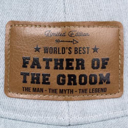 Image of Men's Hat Gifts - Men Cap Gifts for Christmas Father's Day Birthday Trucker Hat Leather Pattern Baseball Cap