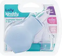 Lolly Aspirador Nasal 2 Em 1 Azul