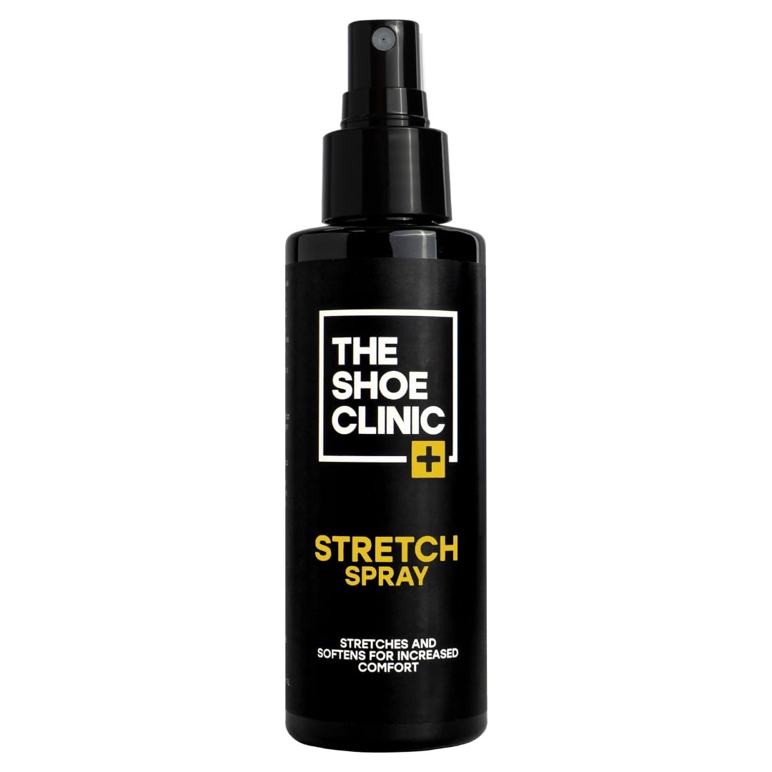 Shoe Clinic Shoe Stretcher Spray | Soften & Stretch Leather, Suede, Nubuck, & Canvas Shoes & Boots | for Men and Women’s Wide Footwear | 125 ml