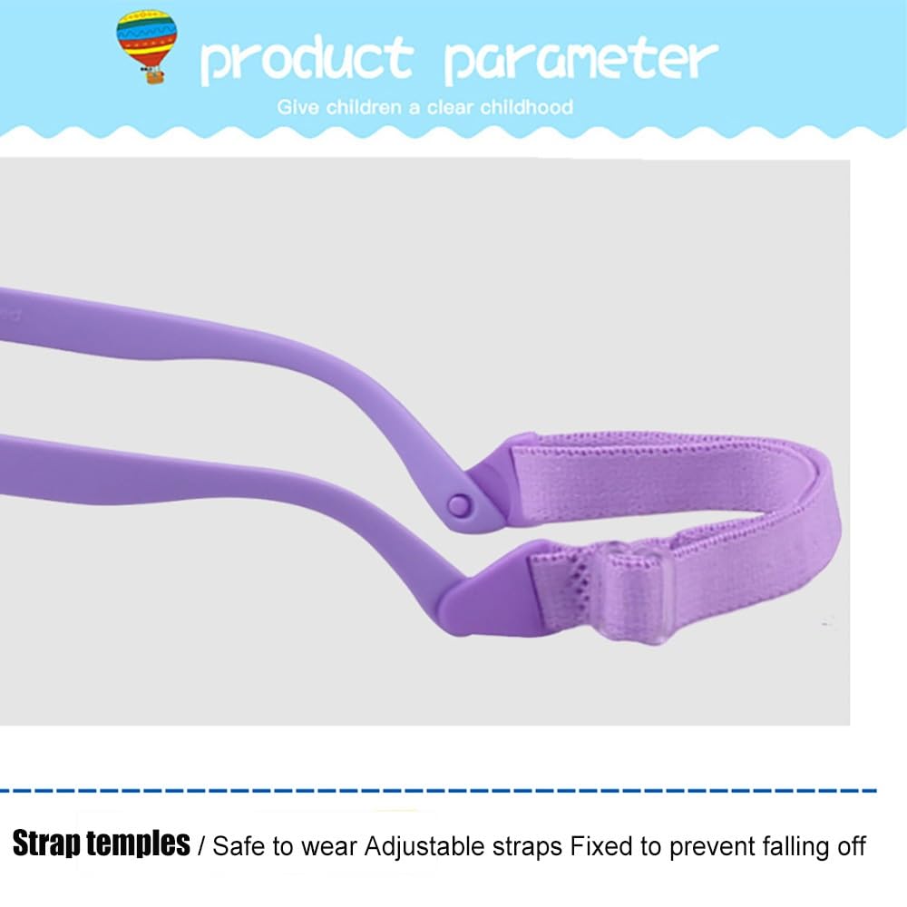 Occhiali Da Sole Polarizzati Bambini 0-36 Mesi - Gomma Flessibile, Cinturino Anticaduta - Foto 6