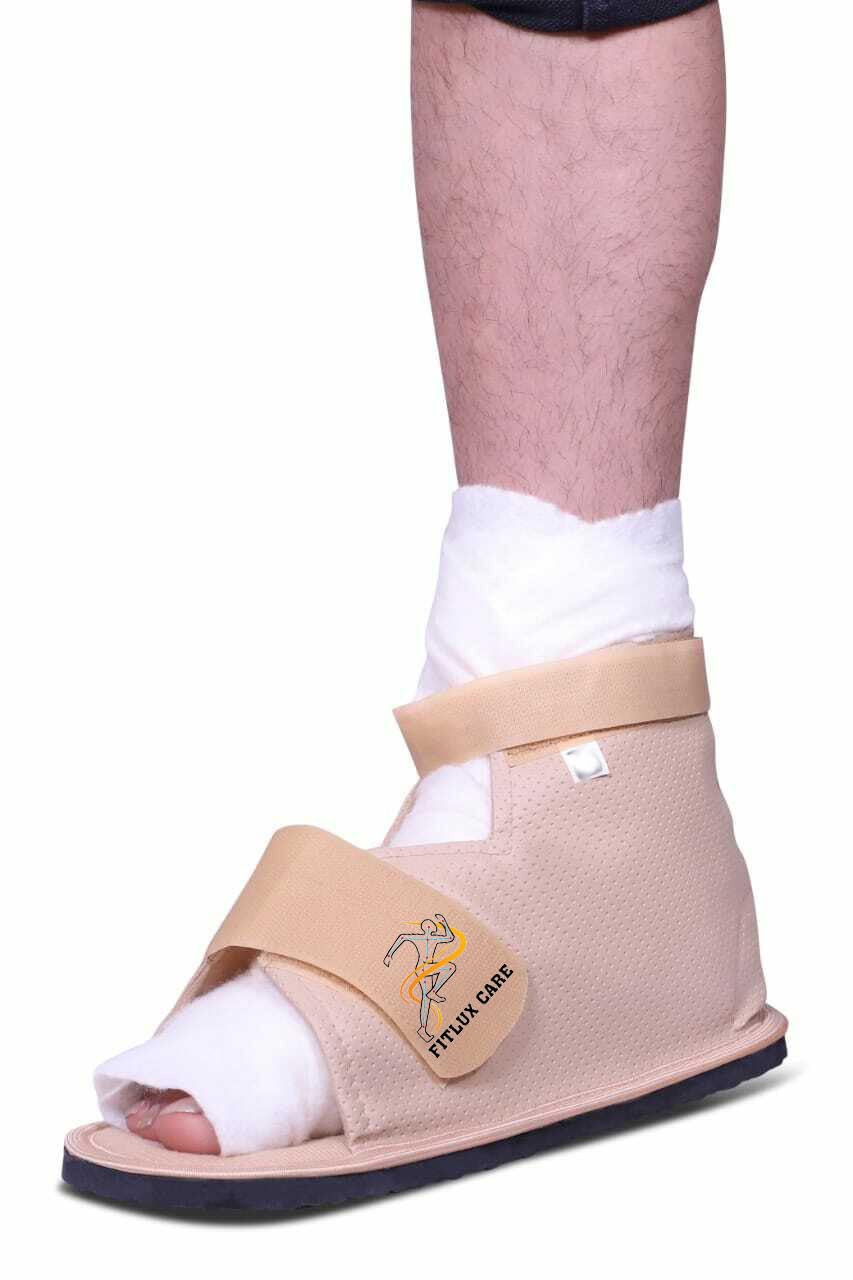 FITLUX CARE Neoprene Cast Shoe For Foot Fracture Orthopedic Ankle Support|Fracture Support After Plaster|Broken Foot Plaster Cover (Universal For Left And Right Feet) Size-S (B0CQ59WH84) Amazon Price History, Amazon Price Tracker