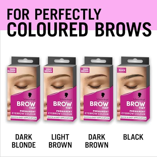 Schwarzkopf Brow Tint Dark Brown (10ml), Permanent Eyebrow Tint, Long-Lasting Intensity, Water- and Smudge-Proof, Easy Application Brow Tint for Up to 10 Applications, Vegan Formula - Image 4