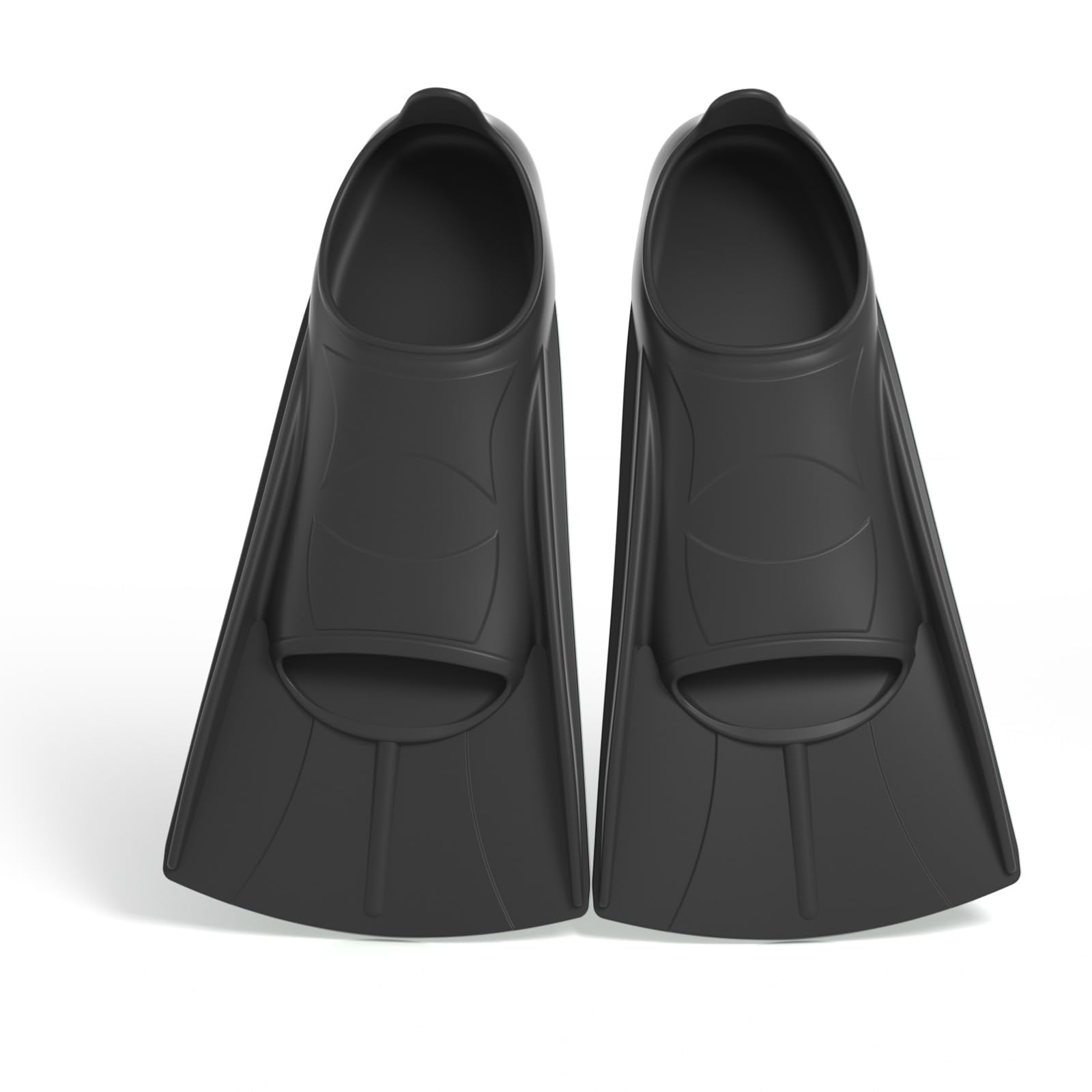 YushengTai Silicone Swimming Fins for Adults and Children - Short Fins for Snorkeling and Diving Beginners - Ideal for Swimming Pool and Sea Training