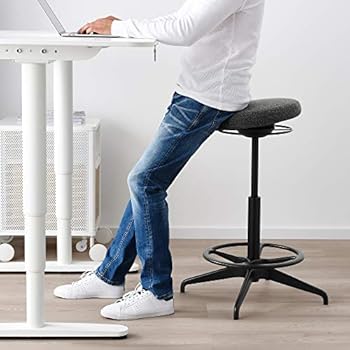Ikea LIDKULLEN Active Sit/Stand Support Dark Grey : Amazon.com.be