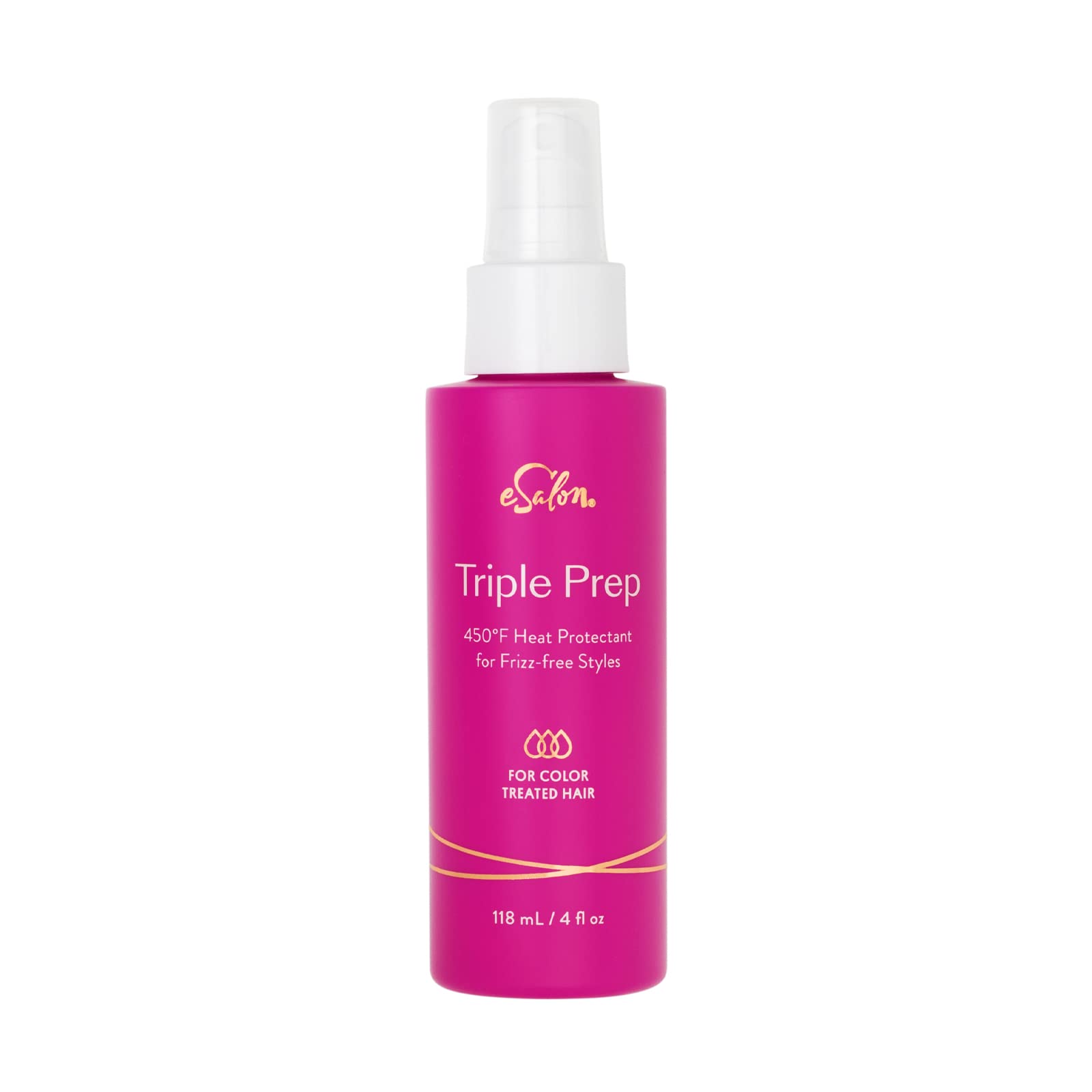 eSalon Triple Prep, Heat-Activated Hair Protectant Spray 4 fl oz