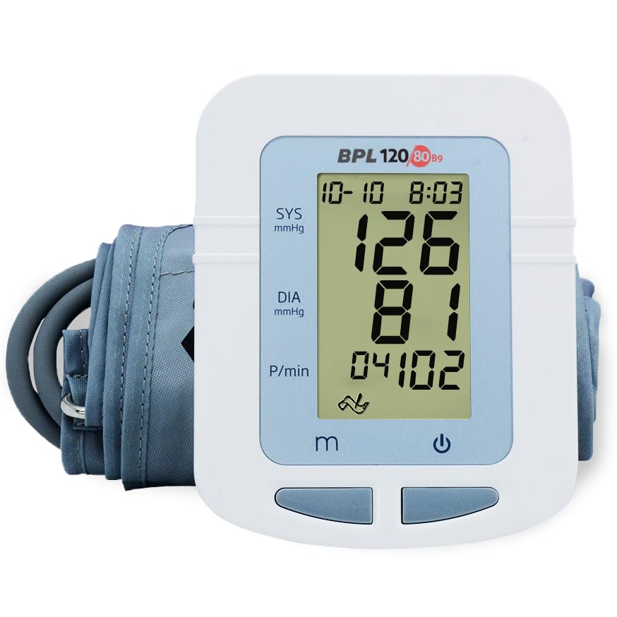 Image of BPL Medical Technologies 120 /80 B9 Automatic Blood Pressure Monitor (White)