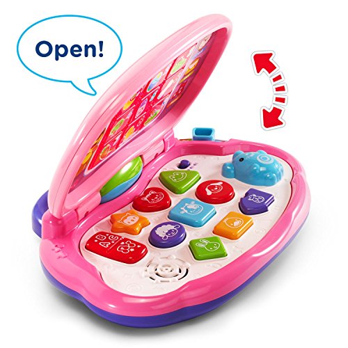 Ordinateur portable Rose VTech jouet d'éveil interactif bébé 6-36 mois