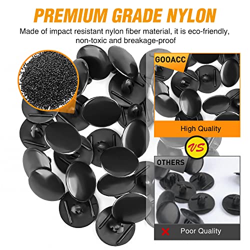 Image of GOOACC 50pcs Hood Insulation Retainer 7mm for Toyota 90467-09050 90467-A0003 GM 88970747 94858509 Lexus Scion