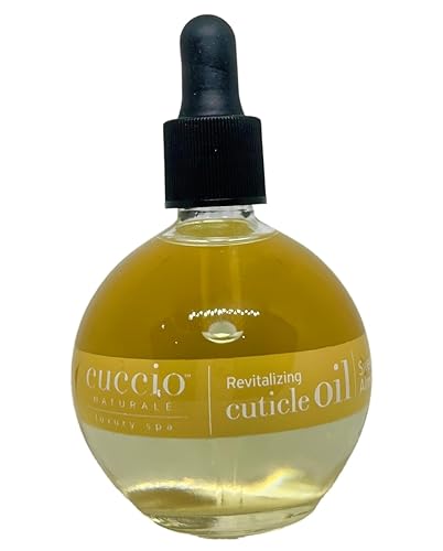 Cuccio Naturale - Aceite para cutículas de almendra dulce, 75ml2.5 onzas, amarillo