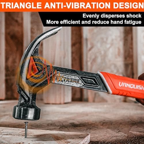 Amazon | Vanquish 20オンス 防振爪ハンマー ワンピース鍛造磁気ネイル