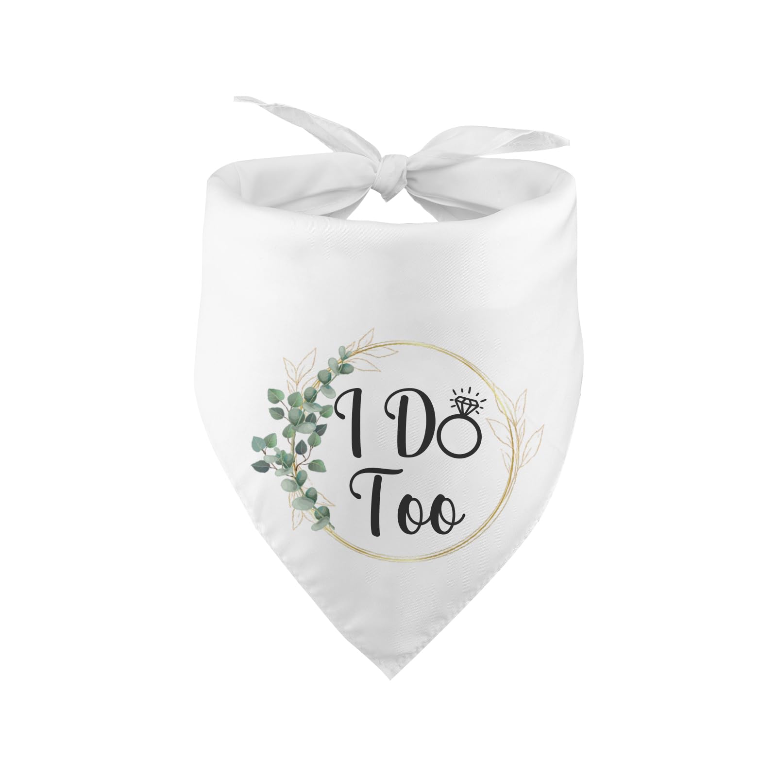 I Do Too Dog Bandana Wedding Engagement Dog Bandana Proposal Ideas Happy Engagement Gifts Ideas Dog Wedding Engagement Ban...