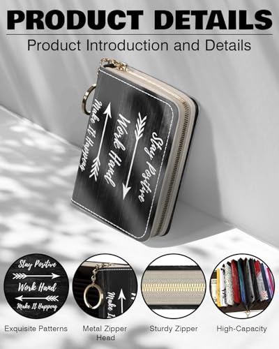 Image of Credit Card Holder, Stylish RFID-Blocking Women's Slim Wallet, Arrow | Perfect for Business and Everyday Use, Keep Your Belongings Safe and Organized