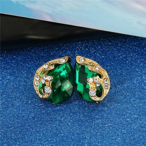 Elegant Crystal Ring Earrings Necklace Set