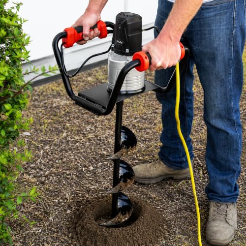 XtremepowerUS 1500W Electric Post Hole Digger