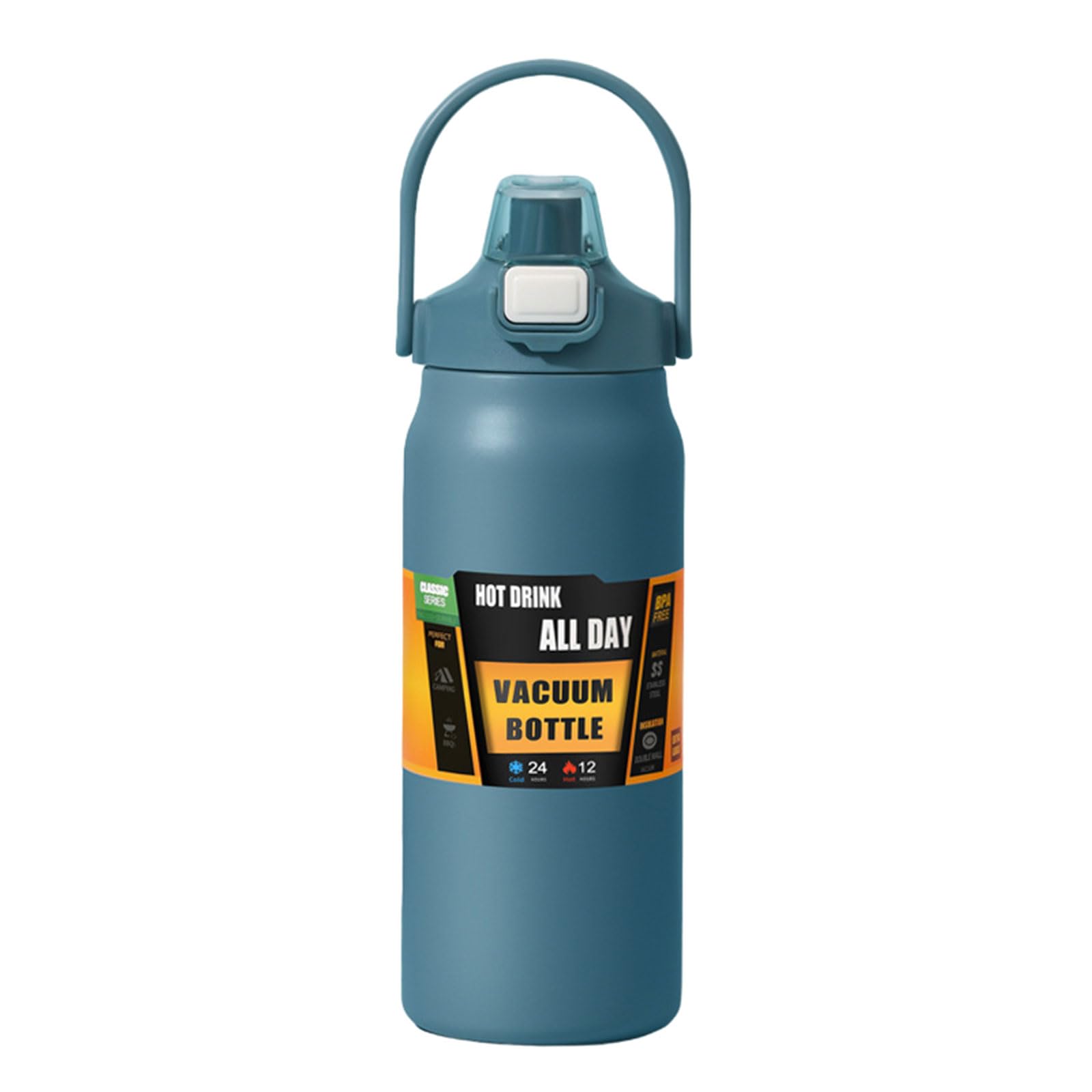 Elnwnnkc Belly Mug 304Stainless Steel Travel Cup Insulated Drinkware Portable Coffee Mug for Sport School Use Sports Bottle