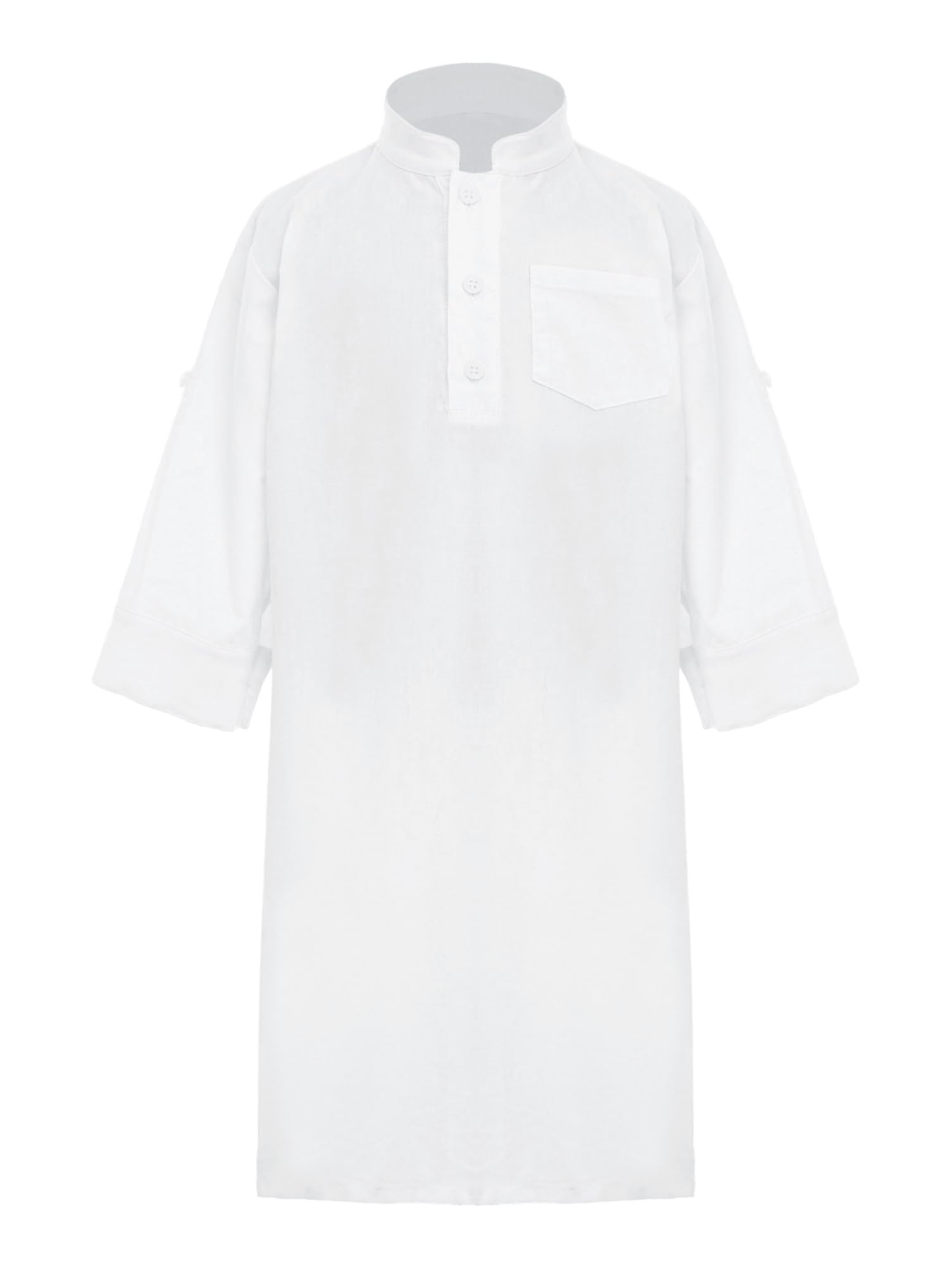 Thobe Arabe pour Bébé Garçon Robe Prière Abaya Eid Kaftan