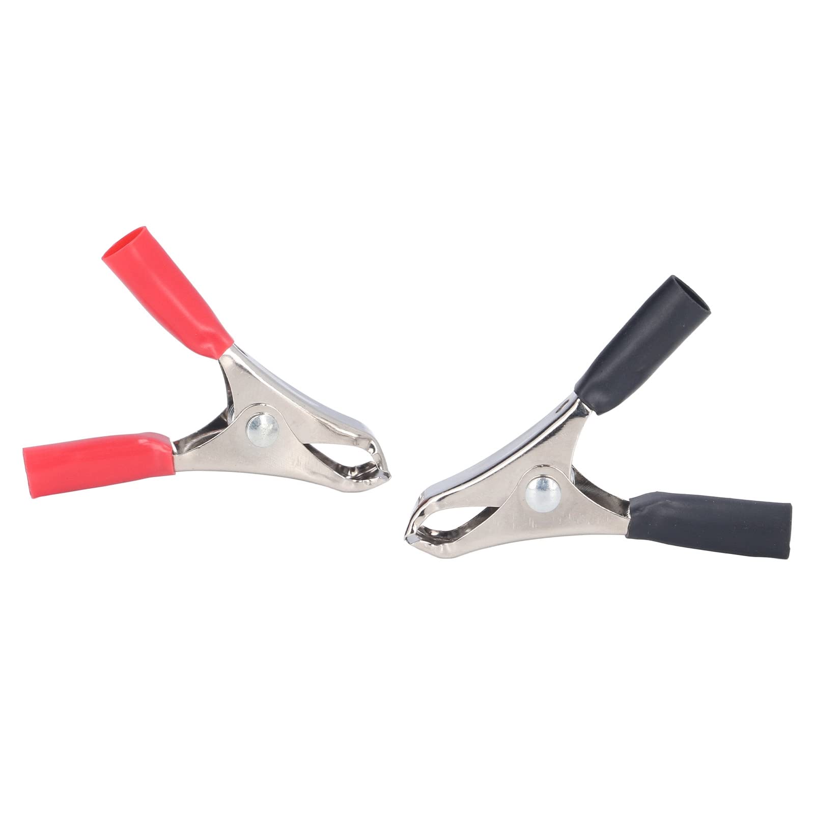 Izolowane klipsy krokodylkowe, klipsy aligatora. 50 Sets Insulated Crocodile Clips - 10A Battery Clip & Cable Clamp Tool Kit for Testing Equipment