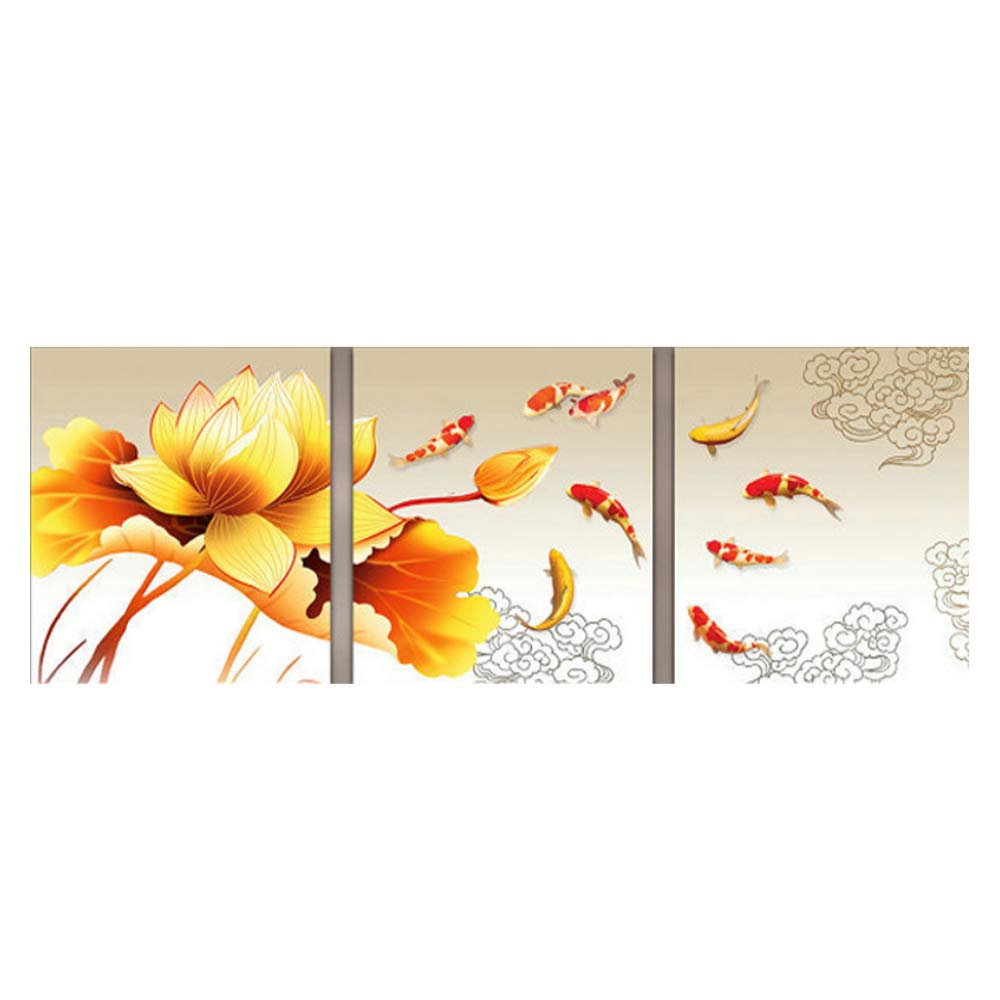 Cross Stitch, Goldfish, Lotus, Chinese Style, C0057