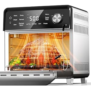 Nuwave X Chef Todd English Air Fryer Oven Combo, Plug-In Grill w/Sheath Heaters, Authentic Char Flavor, 2024 New Convection System, 2X More Even, 100 Presets, Smarter Probe, 50-550°F, Stainless Steel