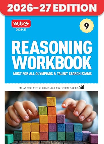 Image of MTG Class 9 Reasoning Workbook For All Olympiad & Talent Search Exam 2026-27 - Enhances Lateral Thinking & Analytical Skills