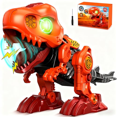 Lovchil Grande Take Apart Dinosaur Toys Dinossauros Brinquedos, Elétrico E Montagem Dinossauros Brinquedos para Crianças com Chave de Fenda Dinossauros Brinquedos Educativos Presentes para Meninos e