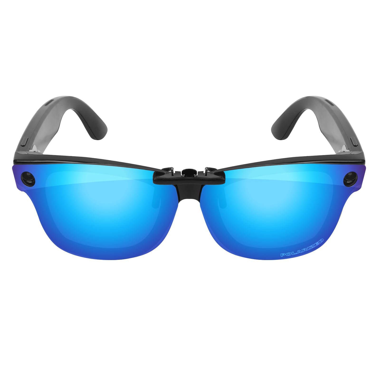 Polarisierte Sonnenbrillenclips zum Anklippen für Ray-Ban Meta Wayfarer RW4012 (Gen 2), 53 mm, schützen Sie Ihre Augen für Männer und Frauen
