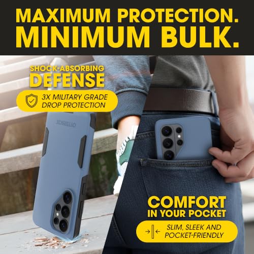 Image of OtterBox Samsung Galaxy S26 Ultra - Commuter Magnetic Case - Coronet Night | 3X Military Drop Protection - Dual-Layer Design - Magnetic Fast Charge - Raised Edges - Port Covers