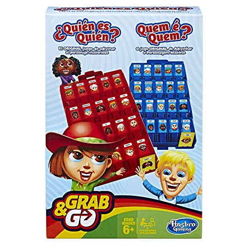 Juego ¿Quién es Quién? Grab and Go - Juego portátil de adivinanza para niños a Partir de 6 años