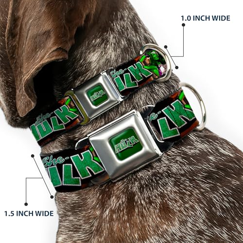 Collier pour chien Buckle Down Miss Hulk grand format imprimé original - 3