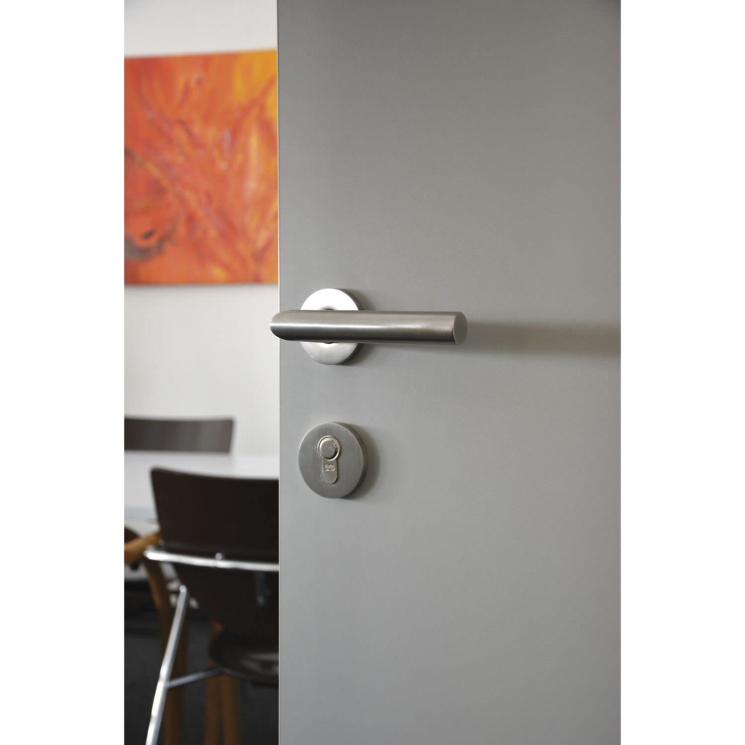Cilindro TESA ASSA ABLOY T-60 niquelado 70 mm 30-40 mm | Ferreterías