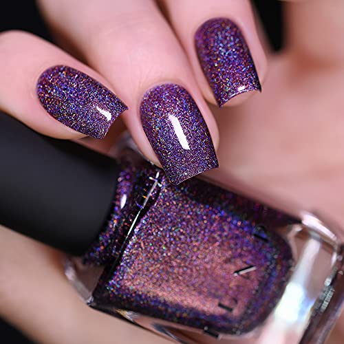 Image of ILNP First Dance - Stunning Deep Plum Ultra Holo Nail Polish