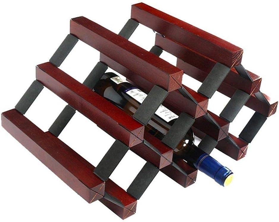 Wine Racks Free Standing Wooden and Metal Steel Natural Wood Cabinet on Table Wine Cupboard Decoration Wine Shelf Retro Design Wine Bottles Organiser White