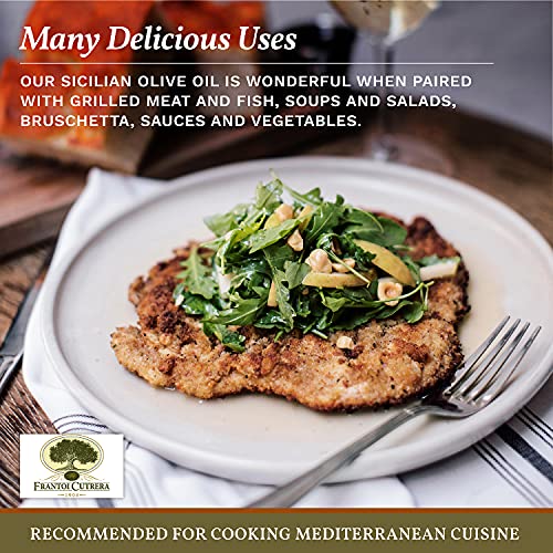 Frantoi Cutrera Primo Cold Extracted Italian Extra Virgin Olive Oil Cold Pressed, Segreto Degli Iblei - Extra Virgin Olive Oil, Selezione - Extra Virgin Olive Oil From Italy, Sicilian Pure Evoo #TOP7