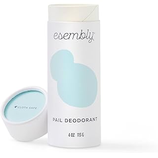 Esembly Pail Deodorant, Shakable Powder Deodorizer for Diaper Pails, Keeps Diapers, Gym Clothes and Dirty Laundry Smelling Fresh, Scents of Rosemary, Lemon and Grapefruit, 4oz