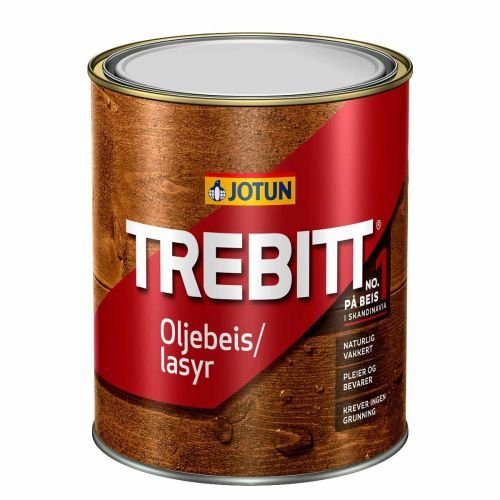JOTUN TREBITT Lasur Schwedenrot 0,75l - Skandinavische Holzschutzlasur