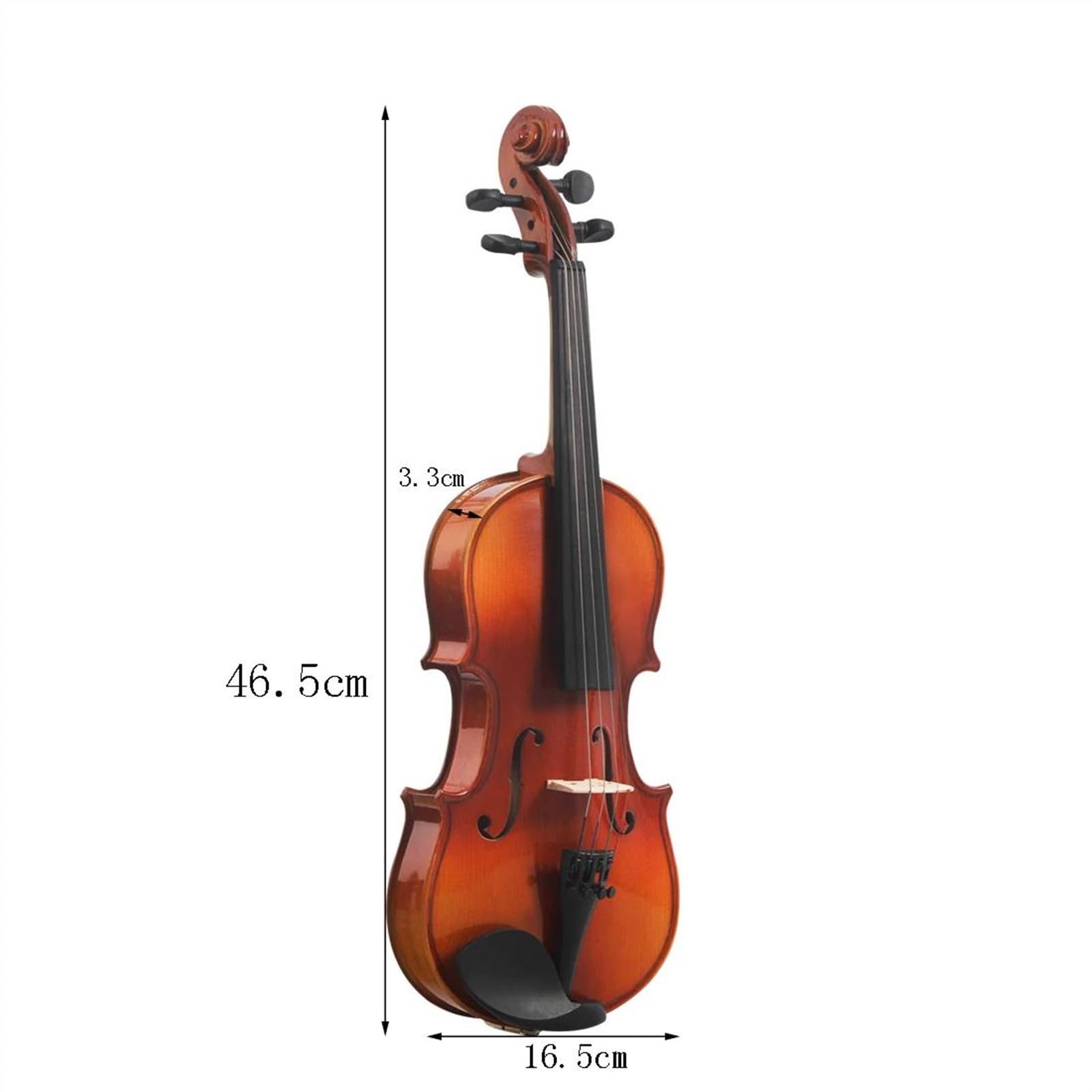 Violine 1/4 Violine Retro Matte Massivholz Natürliche Akustische Violine Ahorn Geige(Violin)