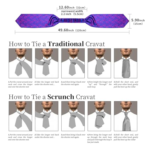 Image of DiBanGu Silk Woven Ascot Cravat with Pocket Square Set for Men | Paisley Ascot,Wrinkle-Resistant,Silky Smooth,Easy to Match,Cufflinks,Tie Ring,Wedding,Ceremonies,Party Occasions,Banquet