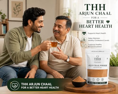 Image of THH Organic Arjun ki Chaal Powder (1Kg) | Terminalia Arjuna - Double Filtered 100% Arjun Bark Fine Powder