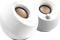 CAIXA DE SOM 2.0 PEBBLE USB TIPO A 2W RMS CREATIVE LABS BRANCA 51MF1680AA001