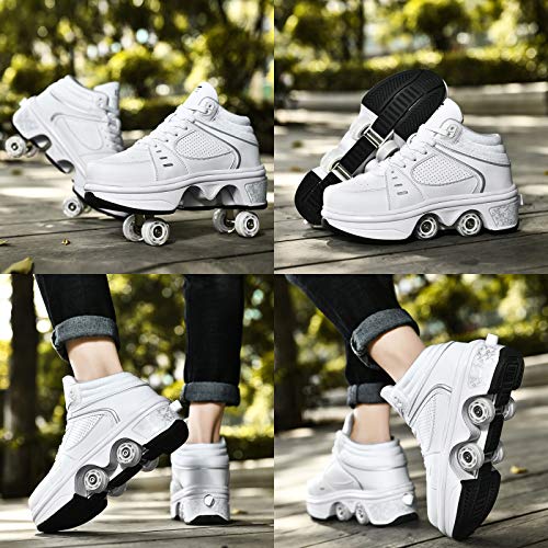 YXHUI Scarpe Roller LED per Bambini Unisex