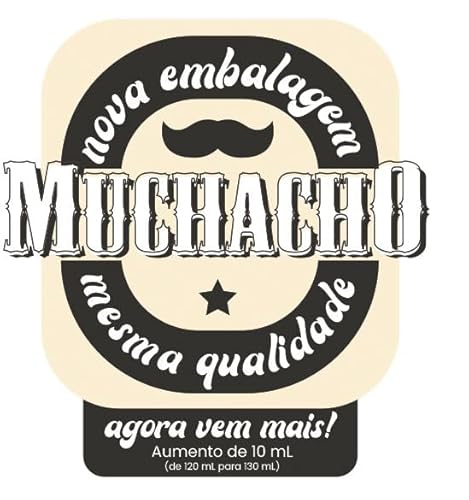 Kit Shampoo para Barba + Balm para Barba - Muchacho Bay Rum- Kit para limpeza, hidratação e modelage