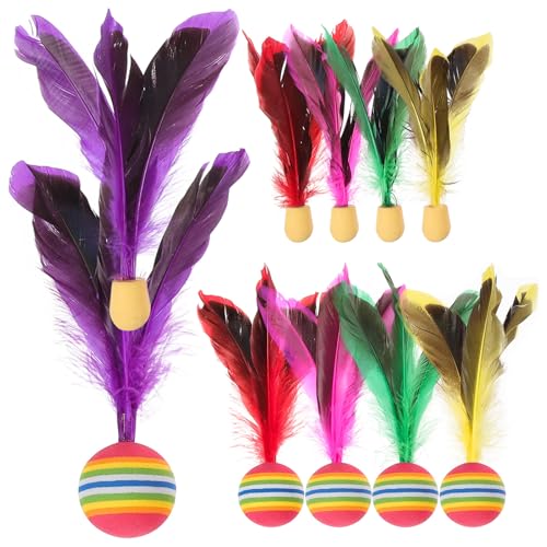 Amosfun ���O �����p �o�h�~���g���V���g���R�b�N 10�Z�b�g �y�ʃJ���[�� ���e�̓C���^���N�e�B�u�V�� �Ƒ��������N���i�X�|�[�c�p�i