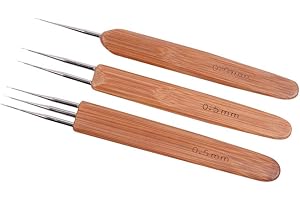 Dreadlock Crochet Hook Set for Hair (3-Piece Set)