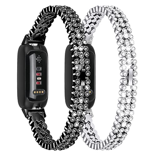 �X�����L���L���o���h Fitbit Inspire 3�X�}�[�g�E�H�b�`�Ή� ���C���X�g�[�� �h���b�V�[�u���X���b�g Inspire 3�����p���X�g�o���h �A�N�Z�T���[ �W���G���[�X�g���b�v ���f�B�[�X �K�[���Y (�u���b�N&�V���o�[)