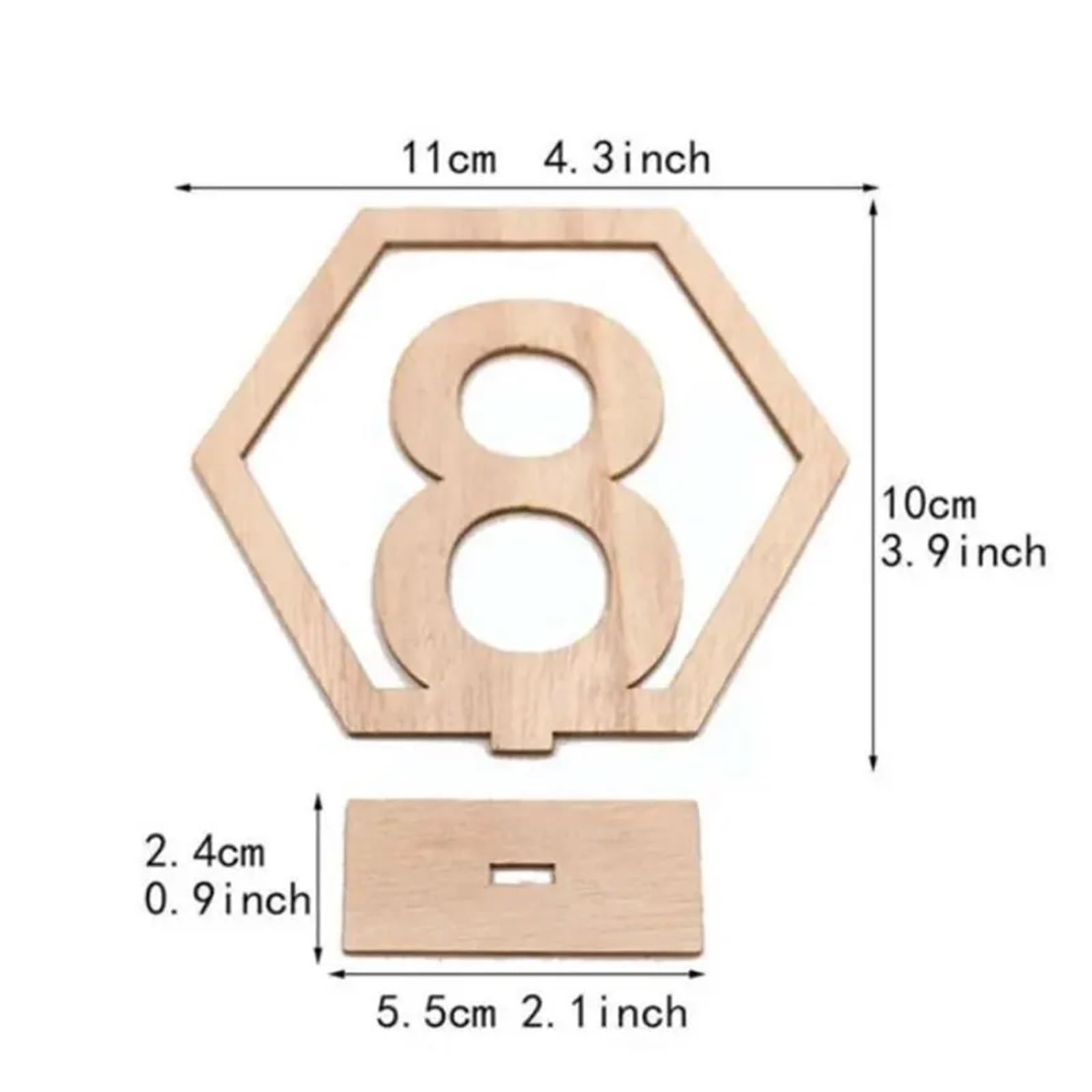 Hochzeit Holz Tisch Nummer Mit Stand Basis Platz Halter Decor Karten Willkommen Zeichen 10 stücke(45981)